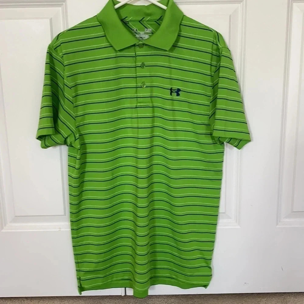 Under Armour Green golf shirt small
